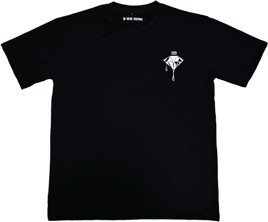 Diamond Drip Oversized T Shirt - Black