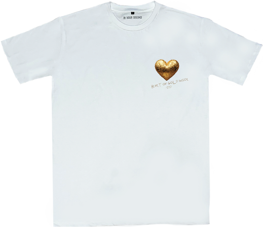 Heart of Gold Oversized T Shirt