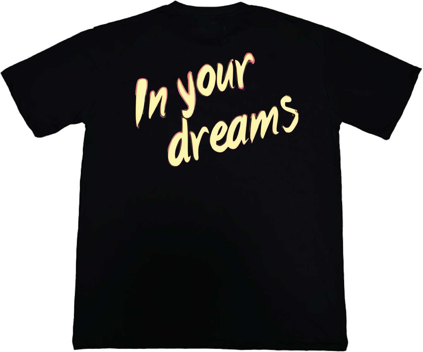 In Your Dreams Splash Logo Oversized - Black