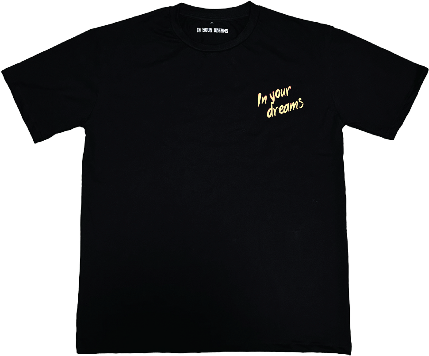 In Your Dreams Splash Logo Oversized - Black