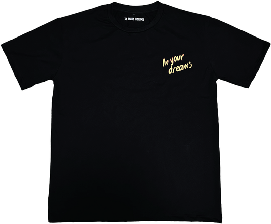 In Your Dreams Splash Logo Oversized - Black