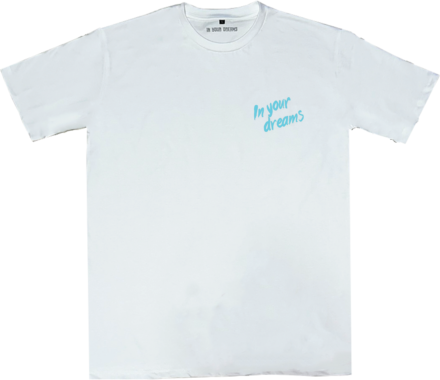 In Your Dreams Splash Logo Oversized - White